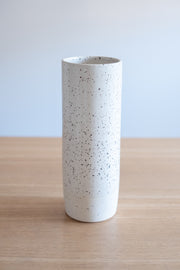 Tall Limited Vase in Quartz Speckled