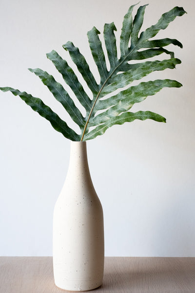 Limited Tall Vase in Raw Speckle